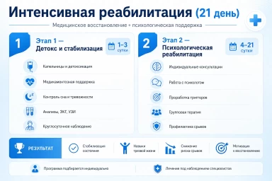 Реабилитация за 21 день в Котово